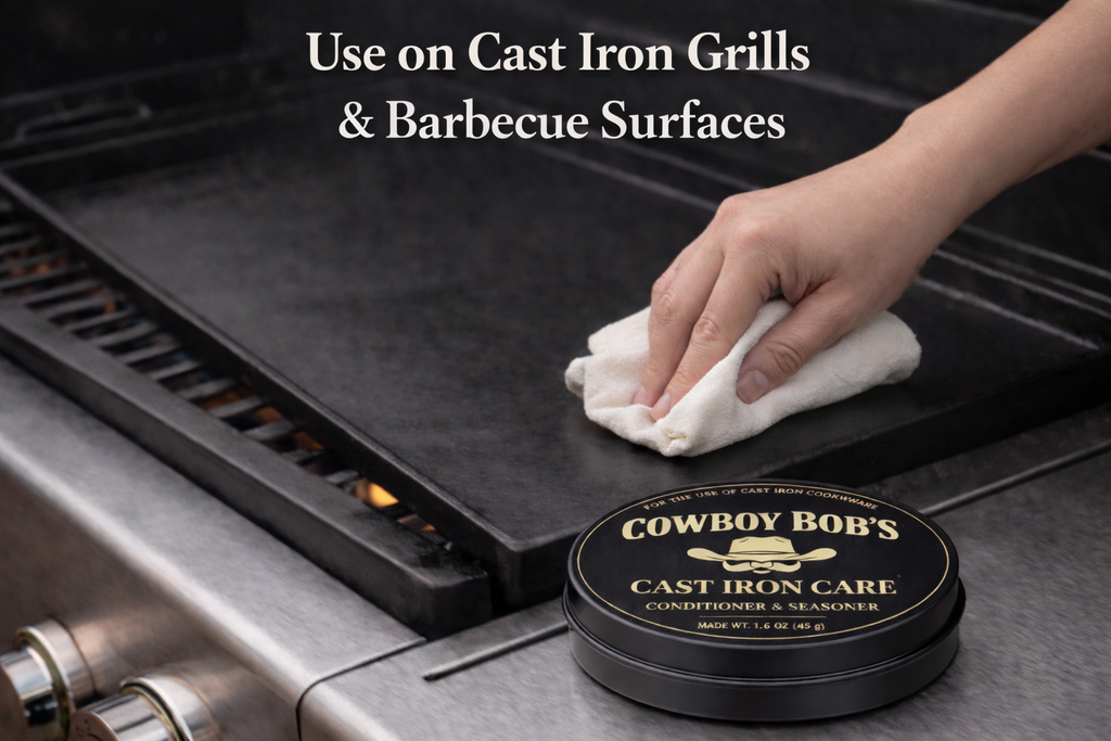 𝐓𝐡𝐞 𝐏𝐫𝐨 𝐇𝐞𝐫𝐢𝐭𝐚𝐠𝐞 𝐏𝐚𝐢𝐫𝐢𝐧𝐠: Cast Iron Care & Heritage Organic Cotton Buffing Lint-Free Cloth