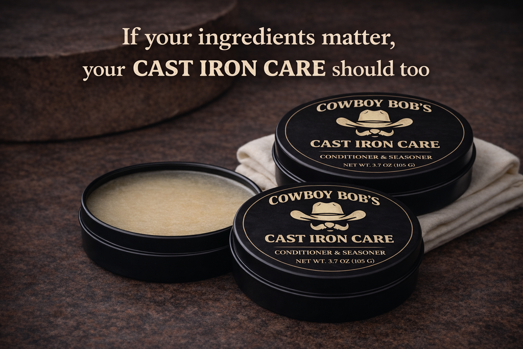 𝐓𝐡𝐞 𝐒𝐢𝐠𝐧𝐚𝐭𝐮𝐫𝐞 𝐇𝐞𝐫𝐢𝐭𝐚𝐠𝐞 𝐏𝐚𝐢𝐫𝐢𝐧𝐠: Cast Iron Care & Organic Cotton Heritage Lint-Free Buffing Cloth