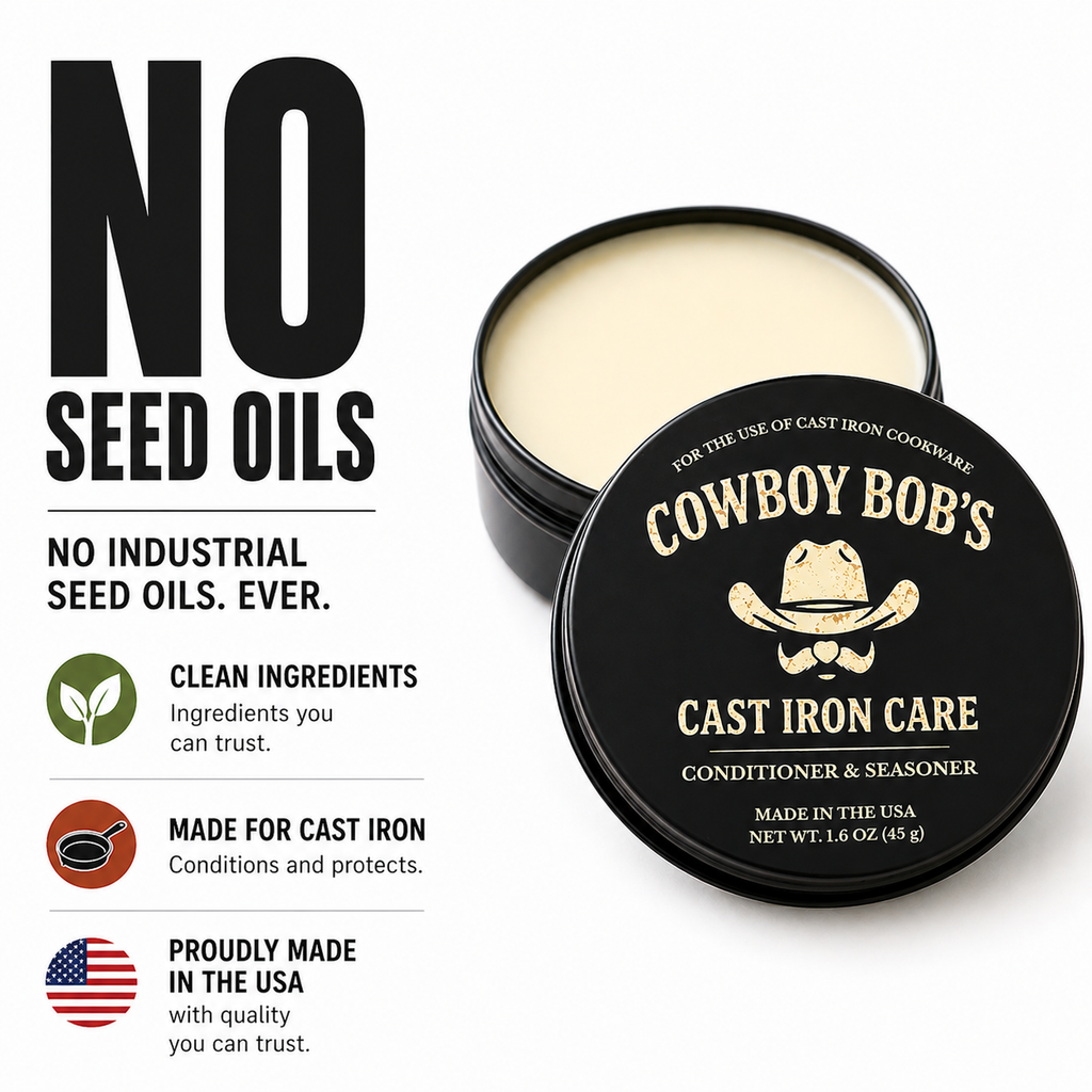 𝐓𝐡𝐞 𝐏𝐫𝐨 𝐇𝐞𝐫𝐢𝐭𝐚𝐠𝐞 𝐏𝐚𝐢𝐫𝐢𝐧𝐠: Cast Iron Care & Heritage Organic Cotton Buffing Lint-Free Cloth